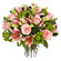 pink roses and lilies. Ufa