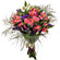 alstroemerias and roses bouquet. Ufa