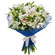 bouquet of white orchids. Ufa